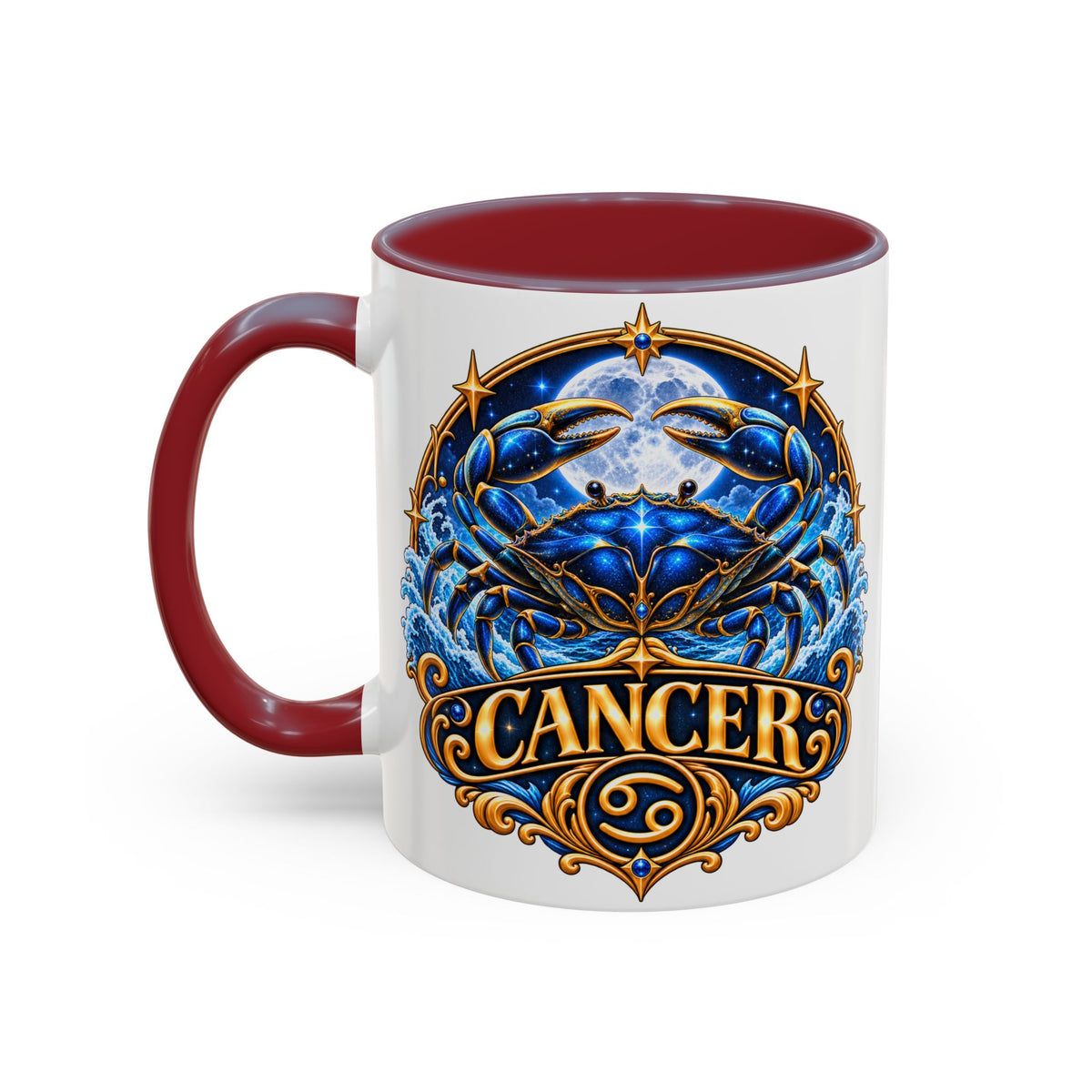 Cancer Zodiac Coffee Mug — Astrology Crab Horoscope Gift (11/15 oz)