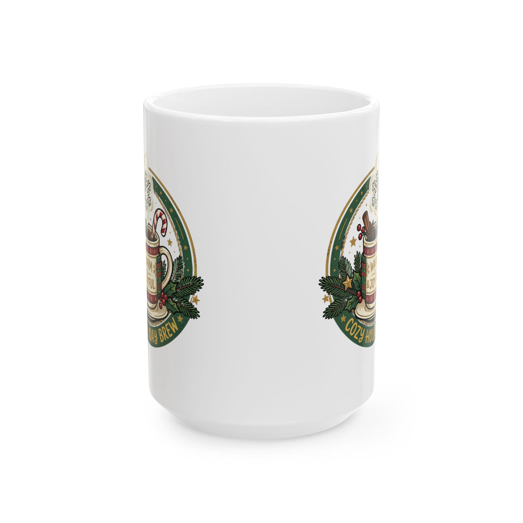 Christmas Cozy Cocoa Ceramic Mug – Holiday Hot Chocolate Gift (11oz, 15oz)