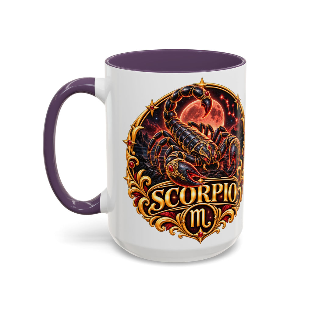 Scorpio Zodiac Coffee Mug — Bold Scorpion Astrology Design (11/15oz)