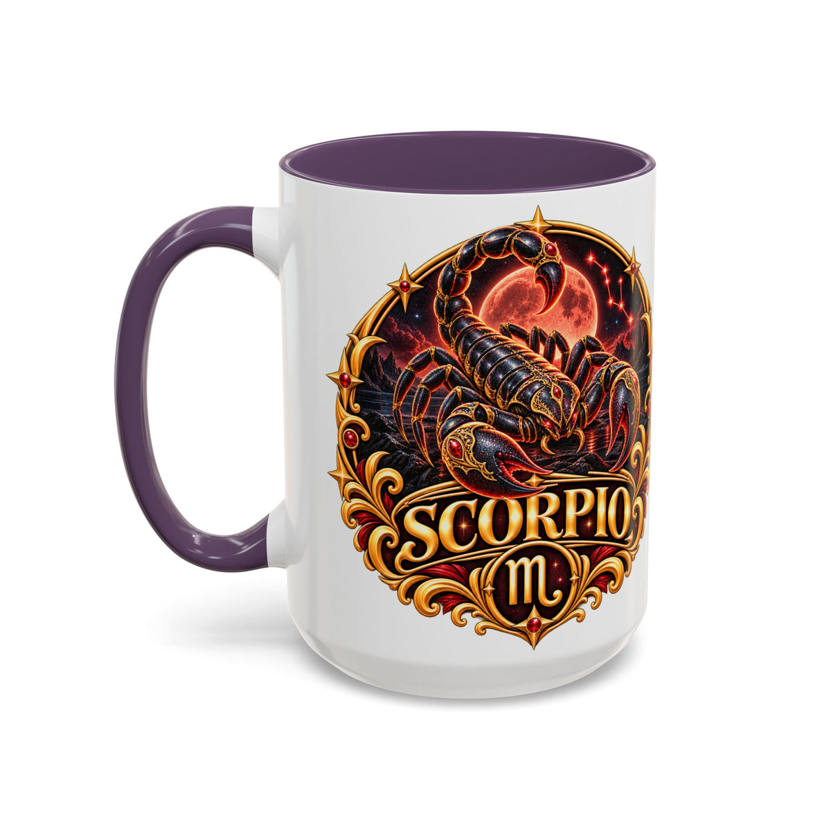 Scorpio Zodiac Coffee Mug — Bold Scorpion Astrology Design (11/15oz)
