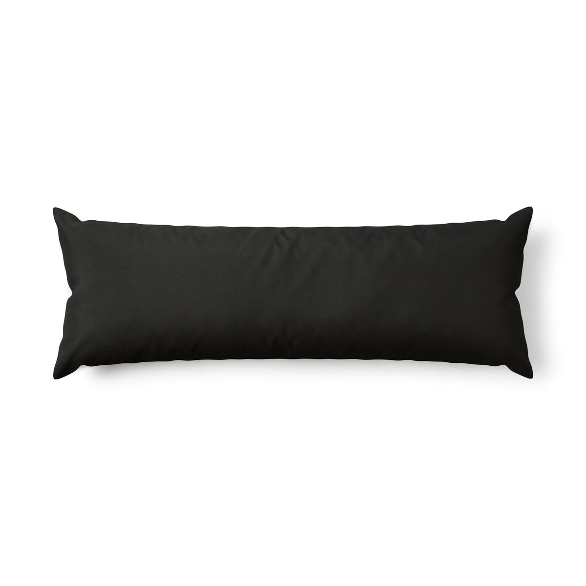Black Body Pillow – Long Bolster Pillow for Full-Body Support & Sleep Comfort