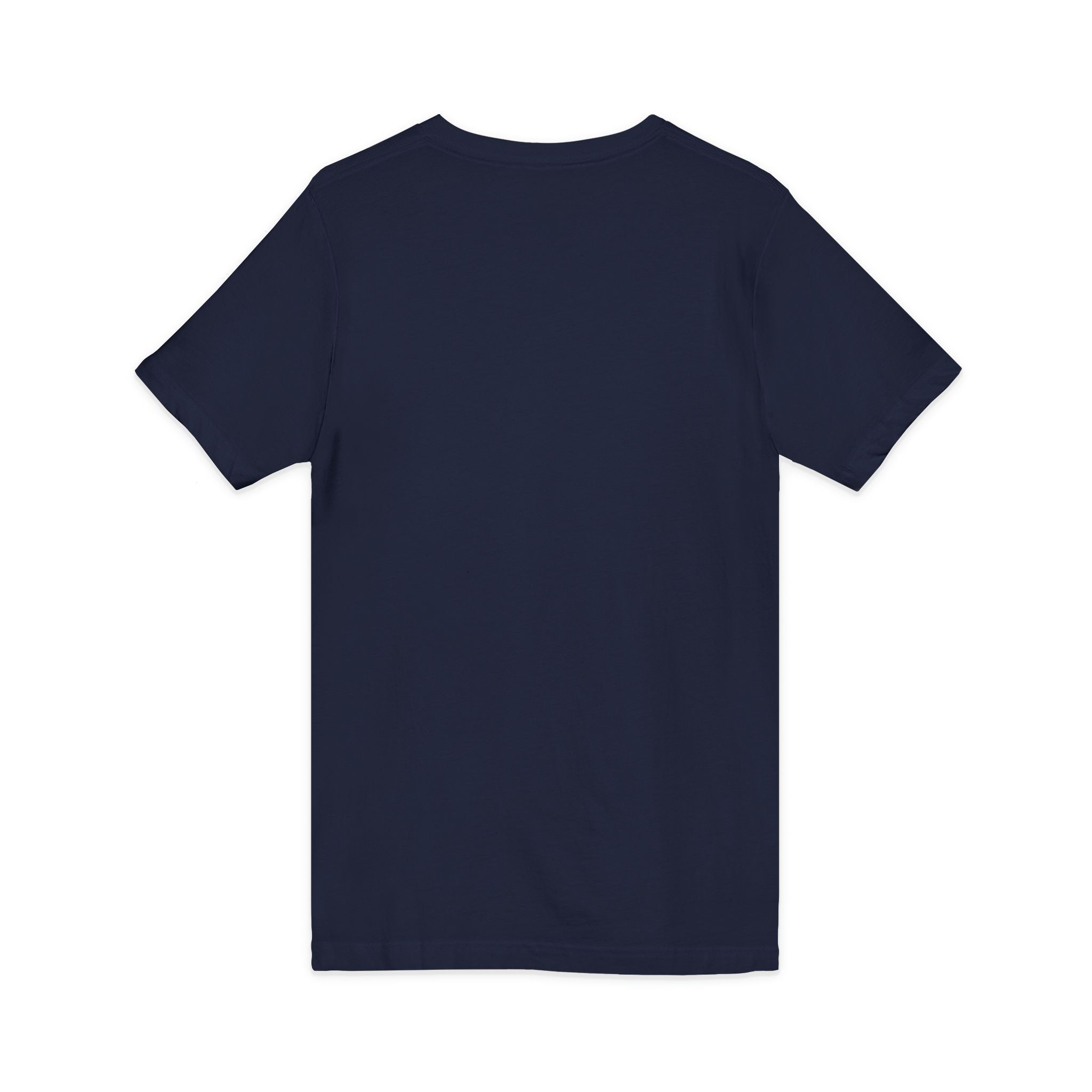 V-Neck Tee — Colorful Brushstroke Quote "To Avoid Criticism Say Nothing, Do Nothing, Be Nothing"