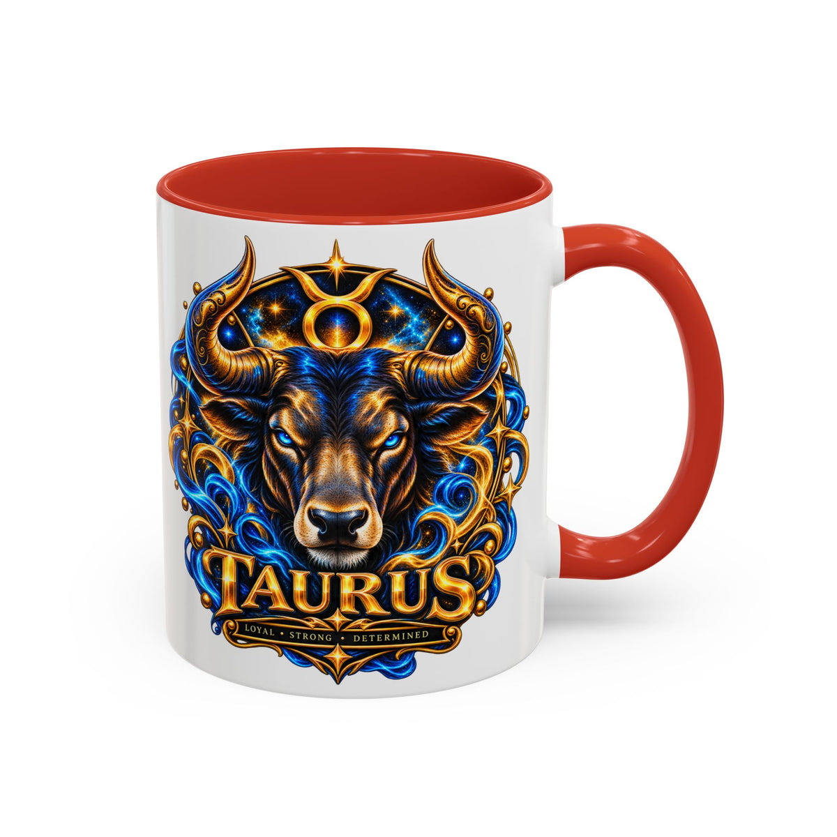 Taurus Coffee Mug — Zodiac Bull Accent Mug (11/15oz)