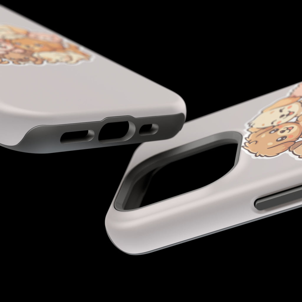 Cute Puppy Pile Magnetic Impact-Resistant Phone Case
