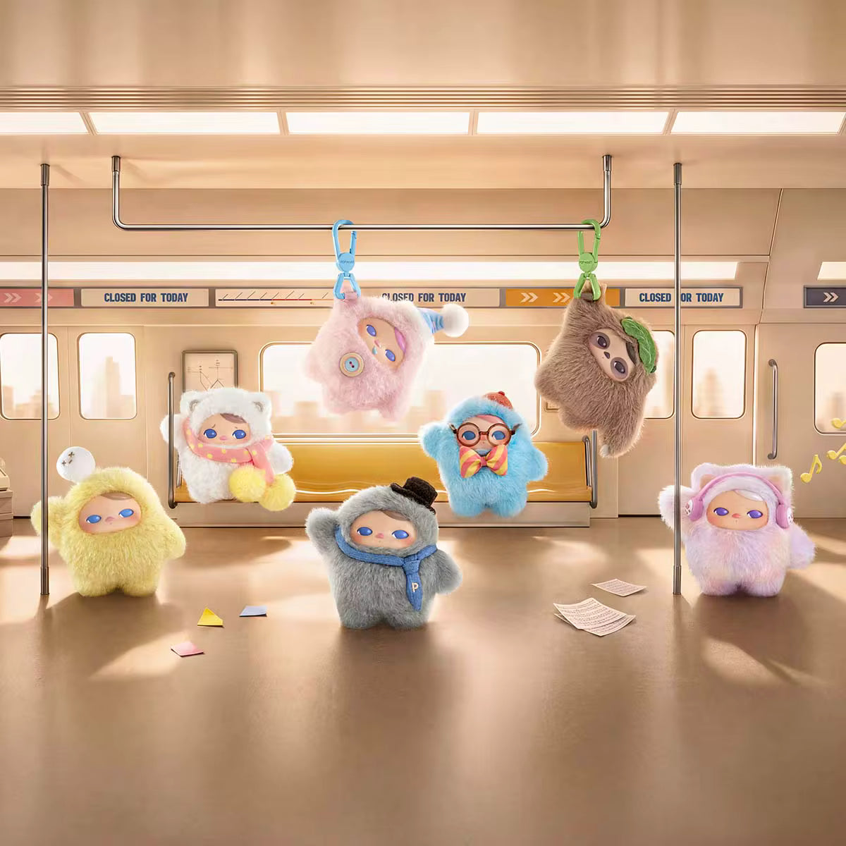 POP MART PUCKY Closed for Today Vinyl Plush Pendant Blind Box