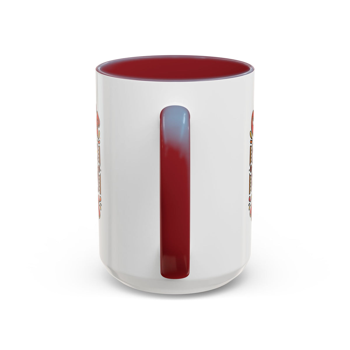 Coffee Addict Accent Mug — "Coffee Power" Retro Coffee Lover Gift (11oz/15oz)