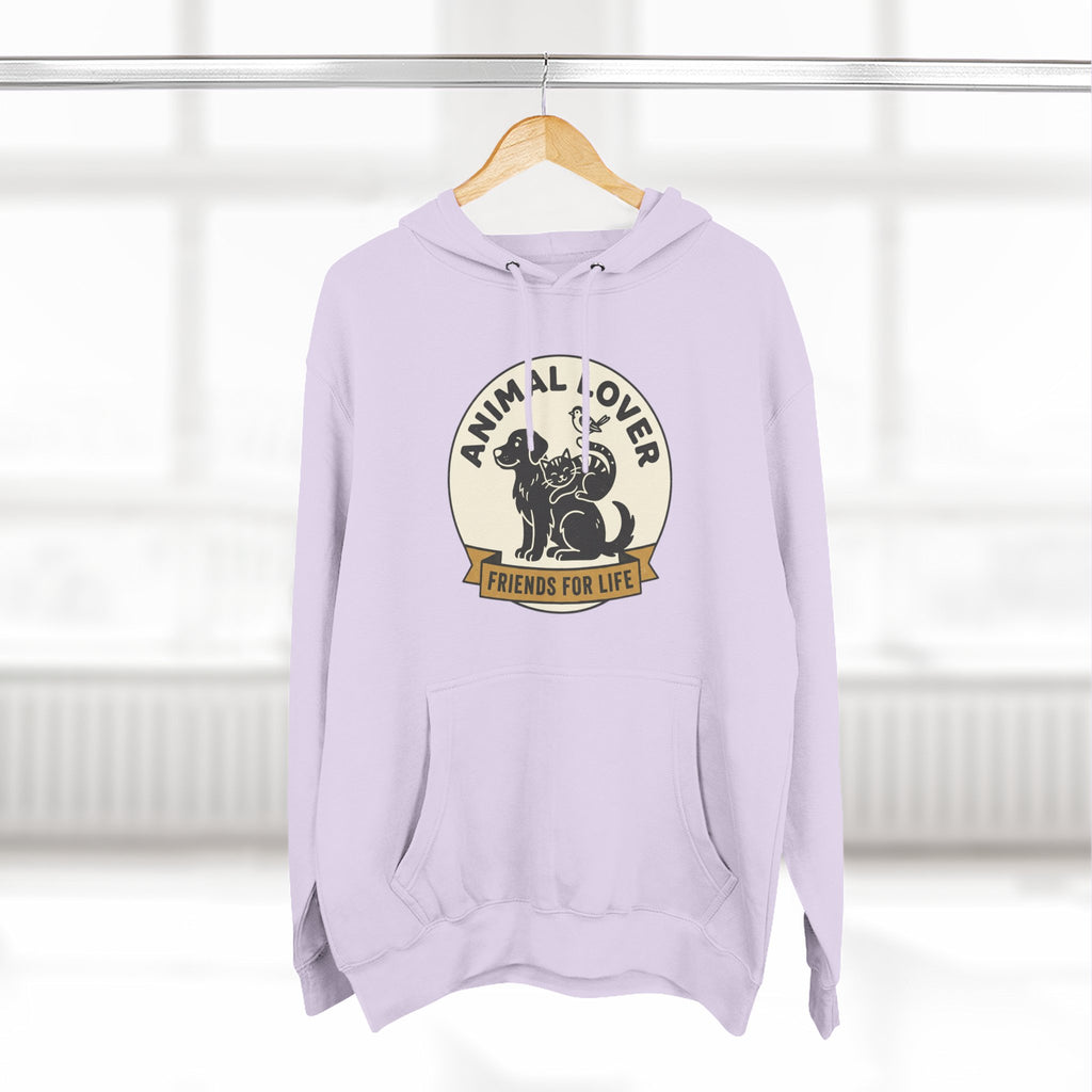 Animal Lover Hoodie – Friends For Life Graphic Pullover