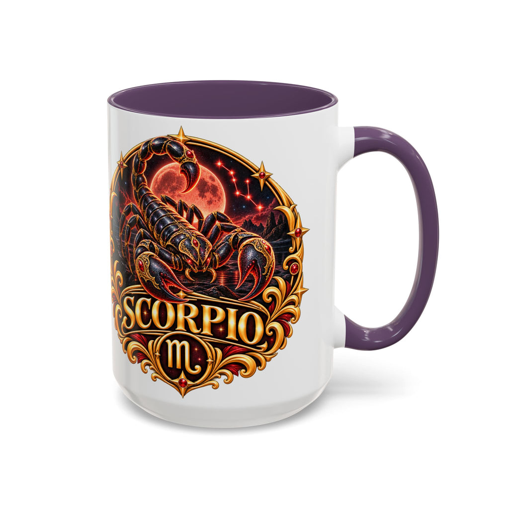 Scorpio Zodiac Coffee Mug — Bold Scorpion Astrology Design (11/15oz)