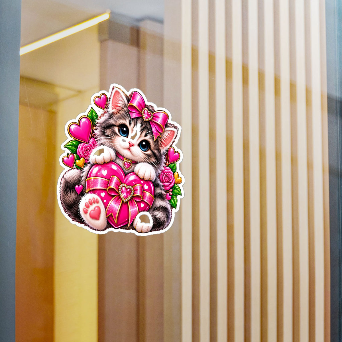 Cute Kitten Vinyl Decal