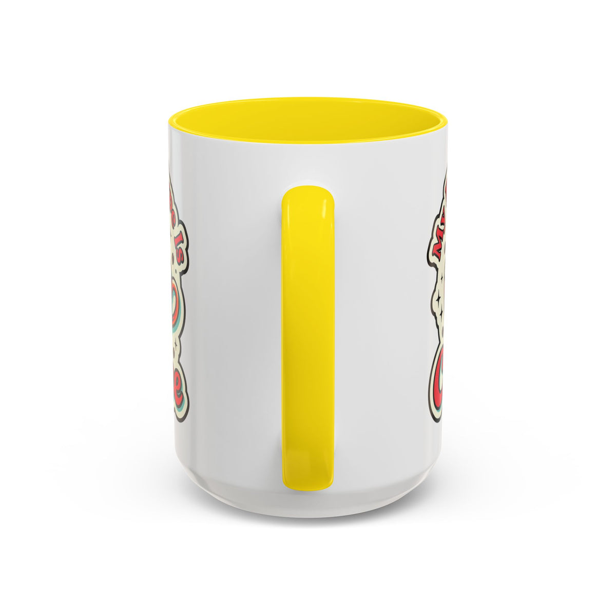 Coffee Mug - "My Blood Type Is Coffee" Accent Ceramic Mug (11oz & 15oz)