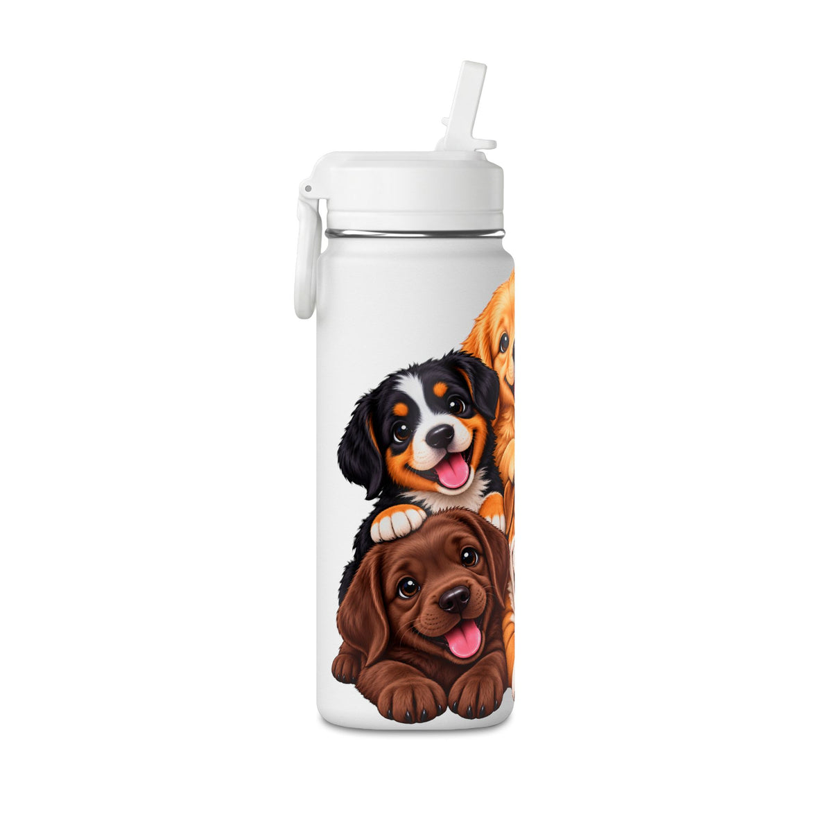 Dog Lover Water Bottle – 20oz Puppy Pack Design