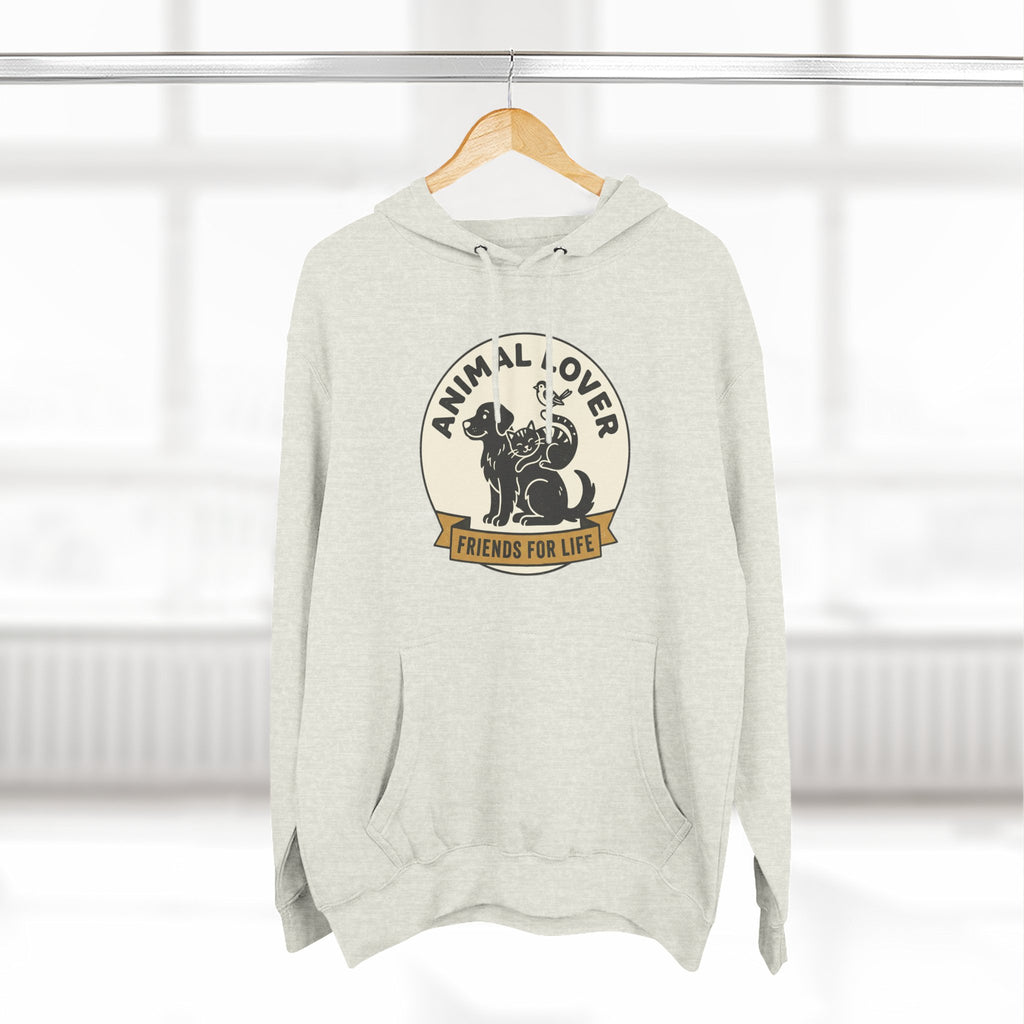 Animal Lover Hoodie – Friends For Life Graphic Pullover