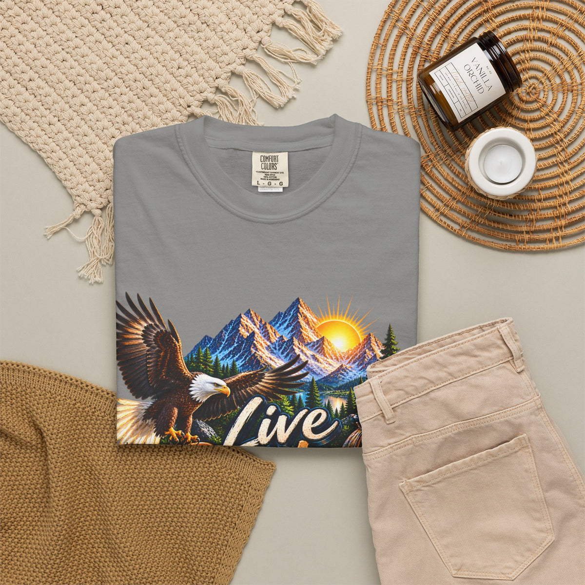 Adventure T-Shirt — "Live Bolder: Explore More, Stay Wild" Graphic Tee