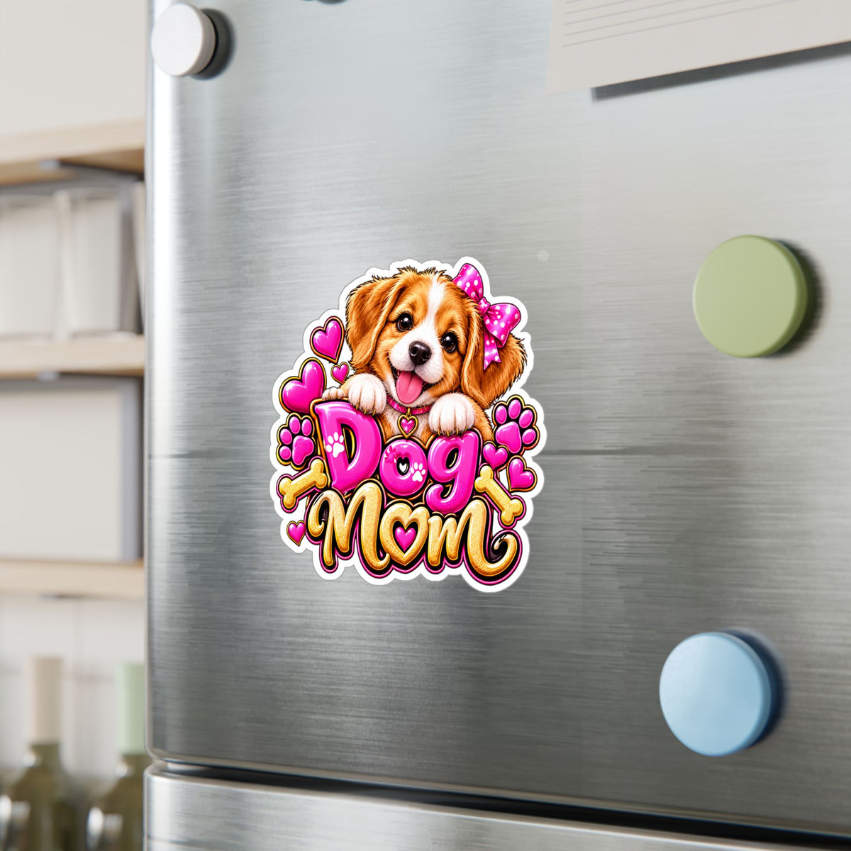 Cute Dog Mom Vinyl Decal
