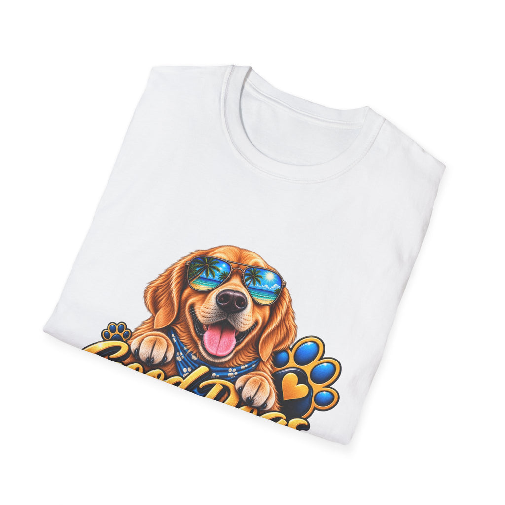 Good Dogs Make Life Better T-Shirt — Cute Golden Retriever Graphic Tee