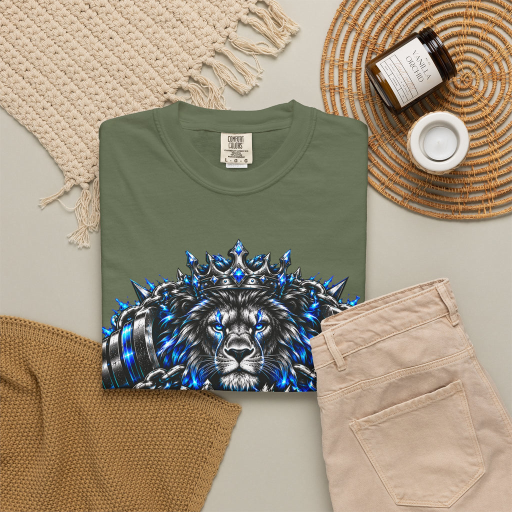 Lion Kingmode Graphic Tee — Gaming Headset Lion Design