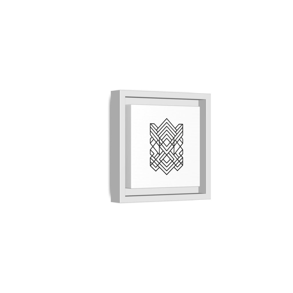Framed Geometric Art Canvas