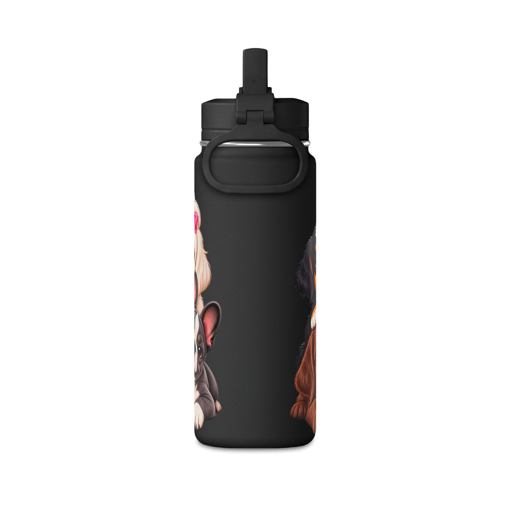 Dog Lover Water Bottle – 20oz Puppy Pack Design