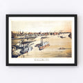 Vintage Map of La Crosse, Wisconsin 1873