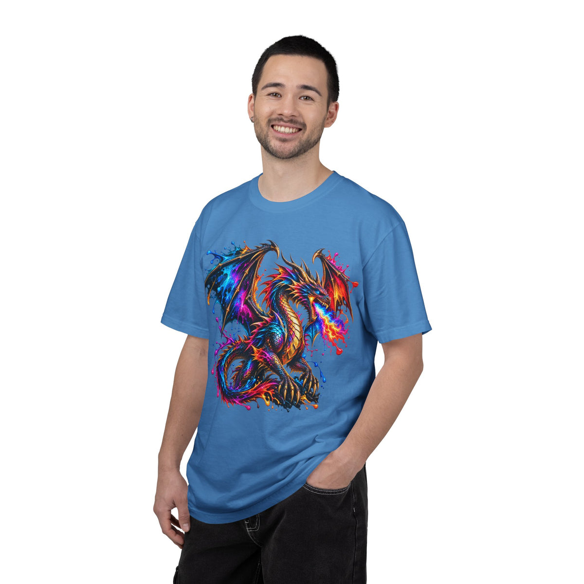 Vibrant Watercolor Dragon T-Shirt