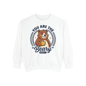 You Are The Beary Best Sweatshirt — Cute Thumbs-Up Bear Graphic