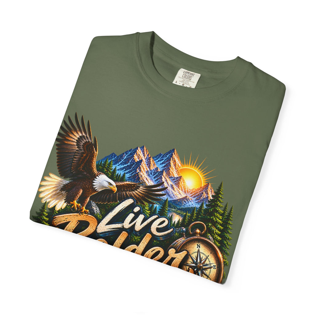 Adventure T-Shirt — "Live Bolder: Explore More, Stay Wild" Graphic Tee