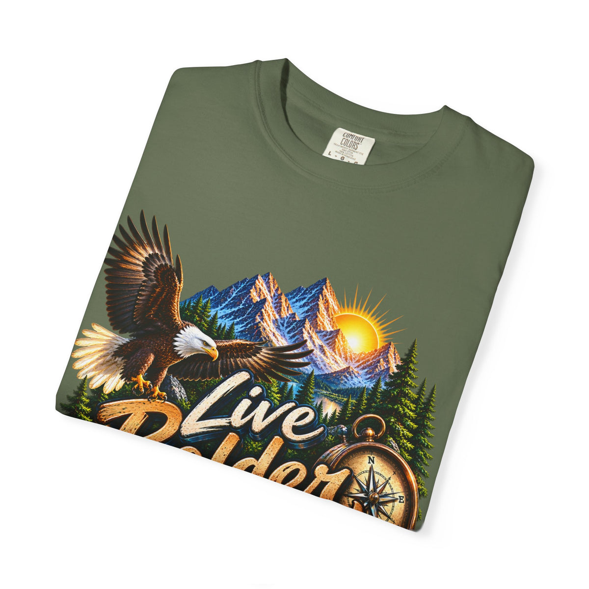 Adventure T-Shirt — "Live Bolder: Explore More, Stay Wild" Graphic Tee