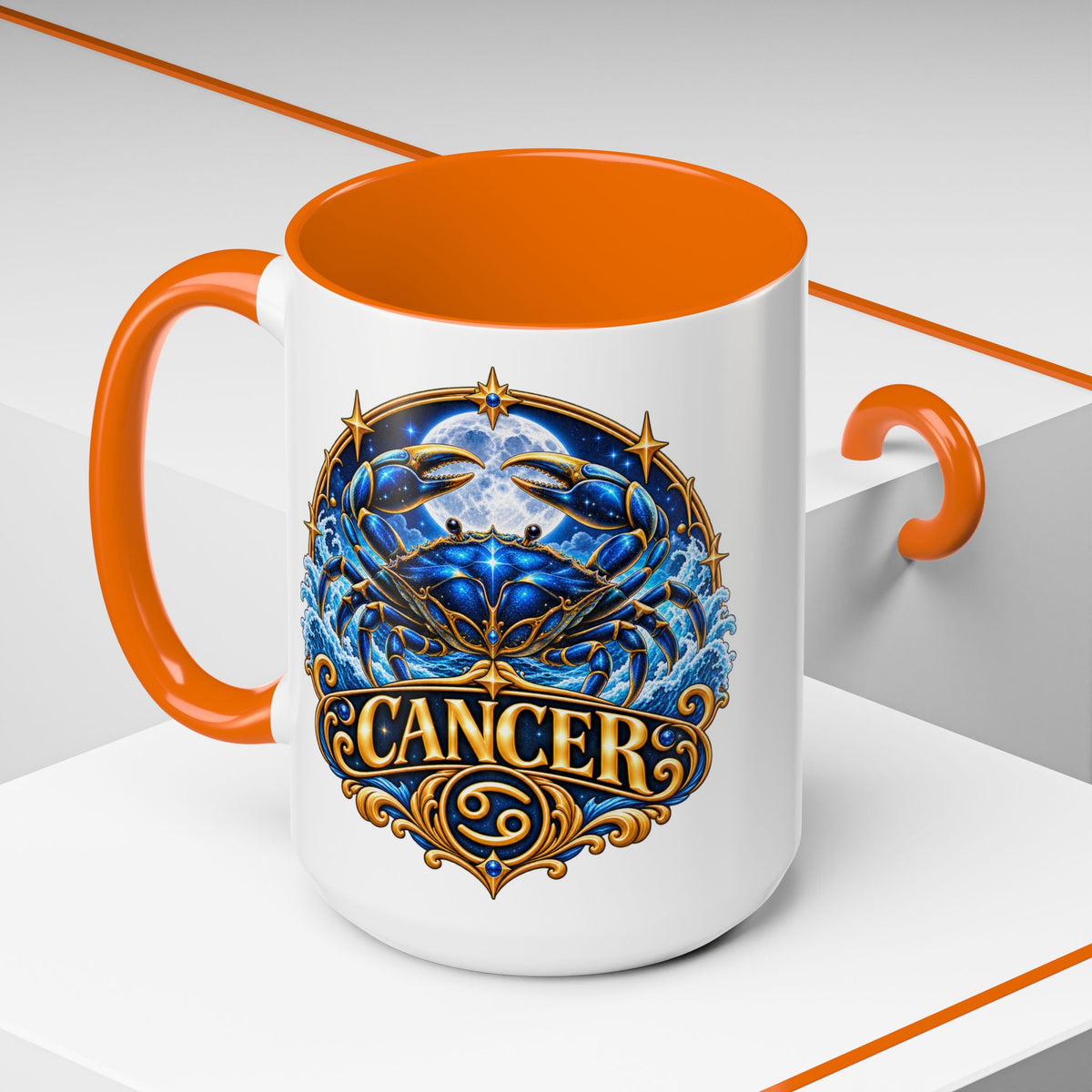 Cancer Zodiac Coffee Mug — Astrology Crab Horoscope Gift (11/15 oz)