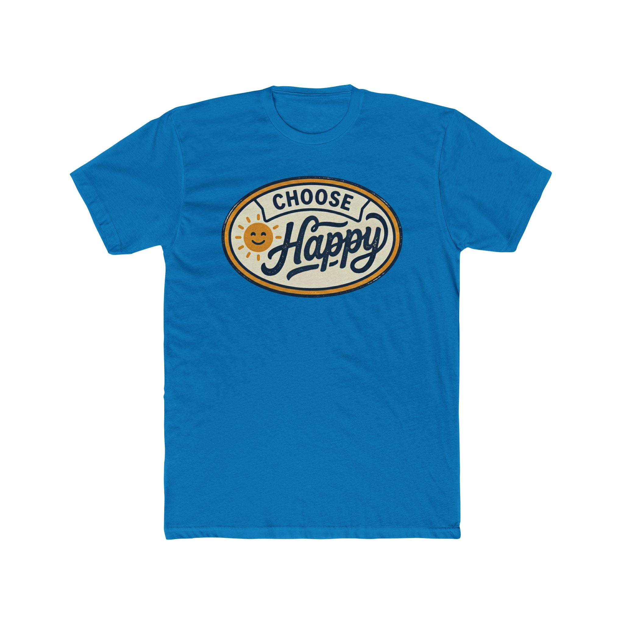 Choose Happy T-Shirt – Retro Smiley Graphic Tee