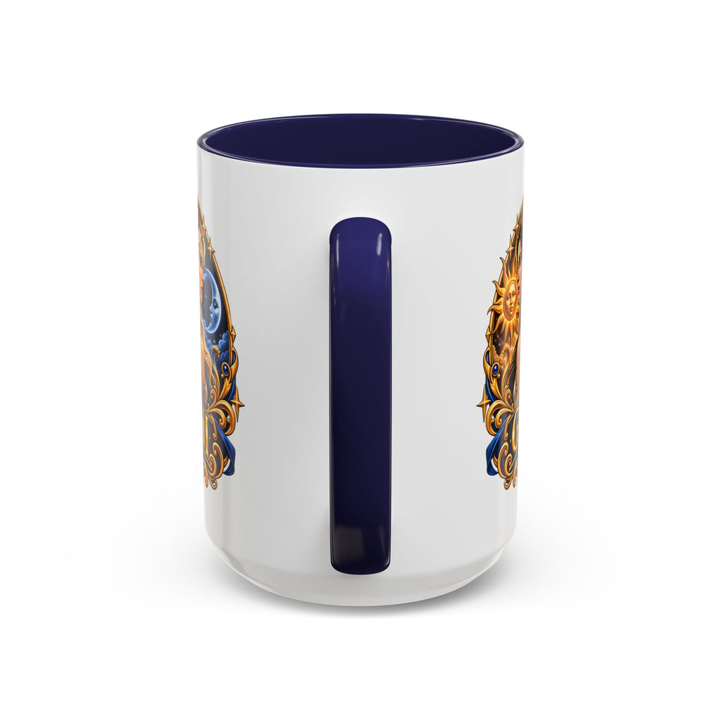 Gemini Zodiac Coffee Mug — Gemini Sign Astrology Accent Mug (11/15oz)
