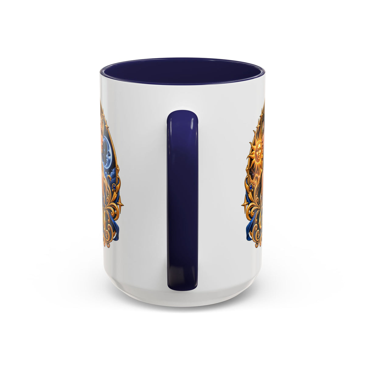 Gemini Zodiac Coffee Mug — Gemini Sign Astrology Accent Mug (11/15oz)