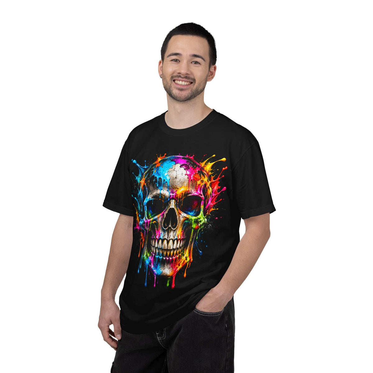 Color Splash Skull T-Shirt