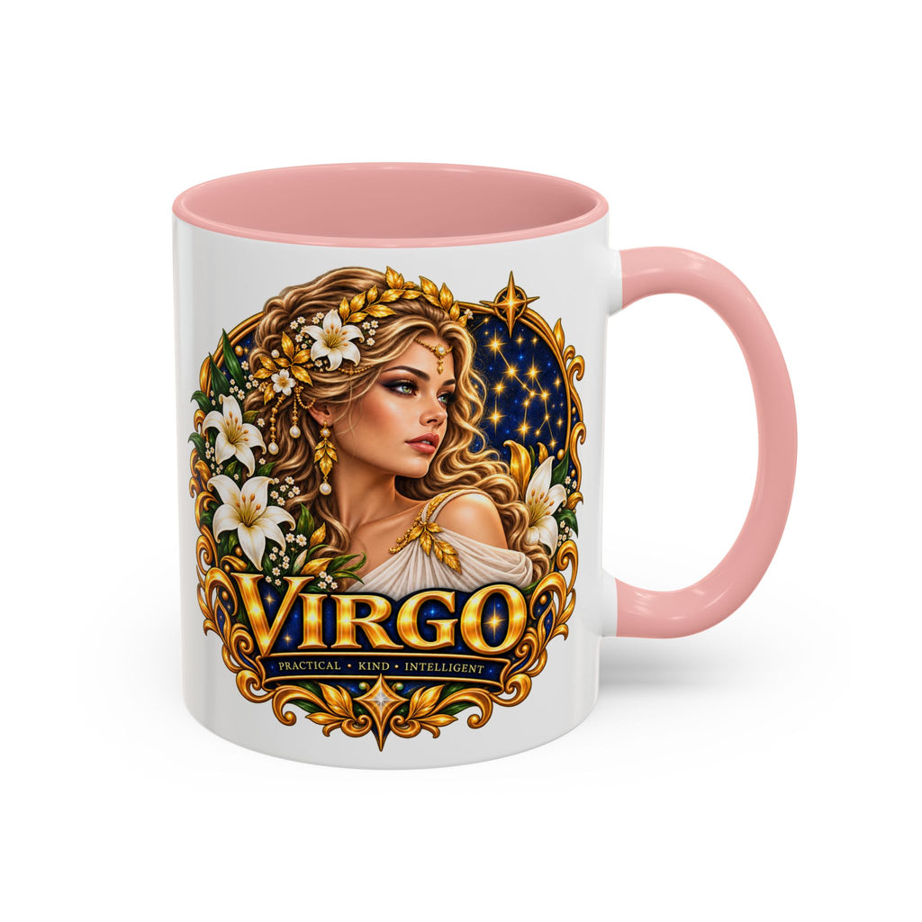 Virgo Zodiac Coffee Mug — Astrology Gift Mug (11/15oz)