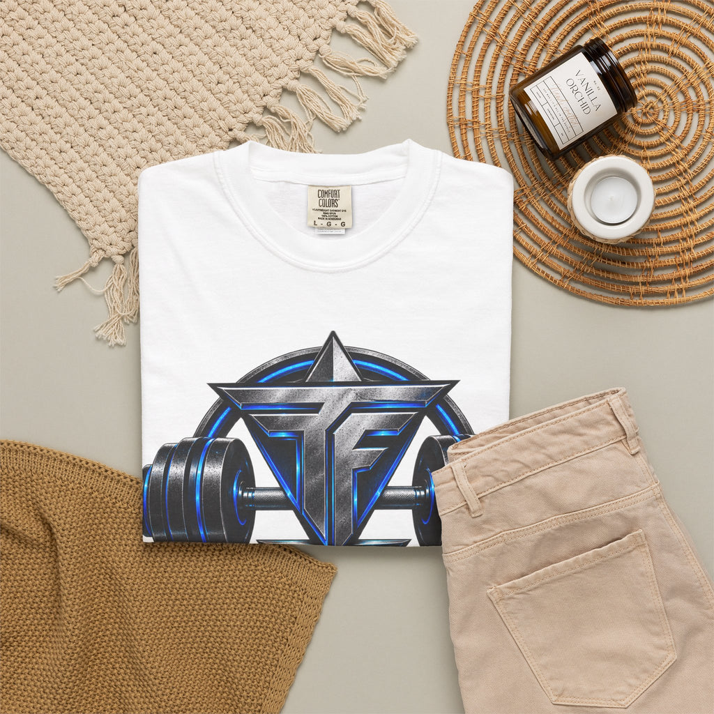 Fitness Lifestyle T-Shirt — Barbell Logo Gym Tee