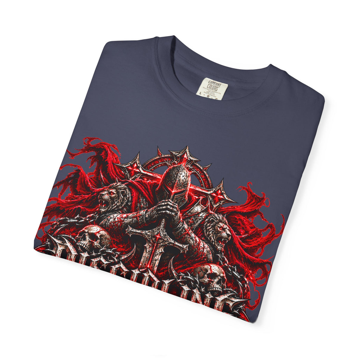 Discipline Metal Tee — Gothic Sword Graphic T-Shirt