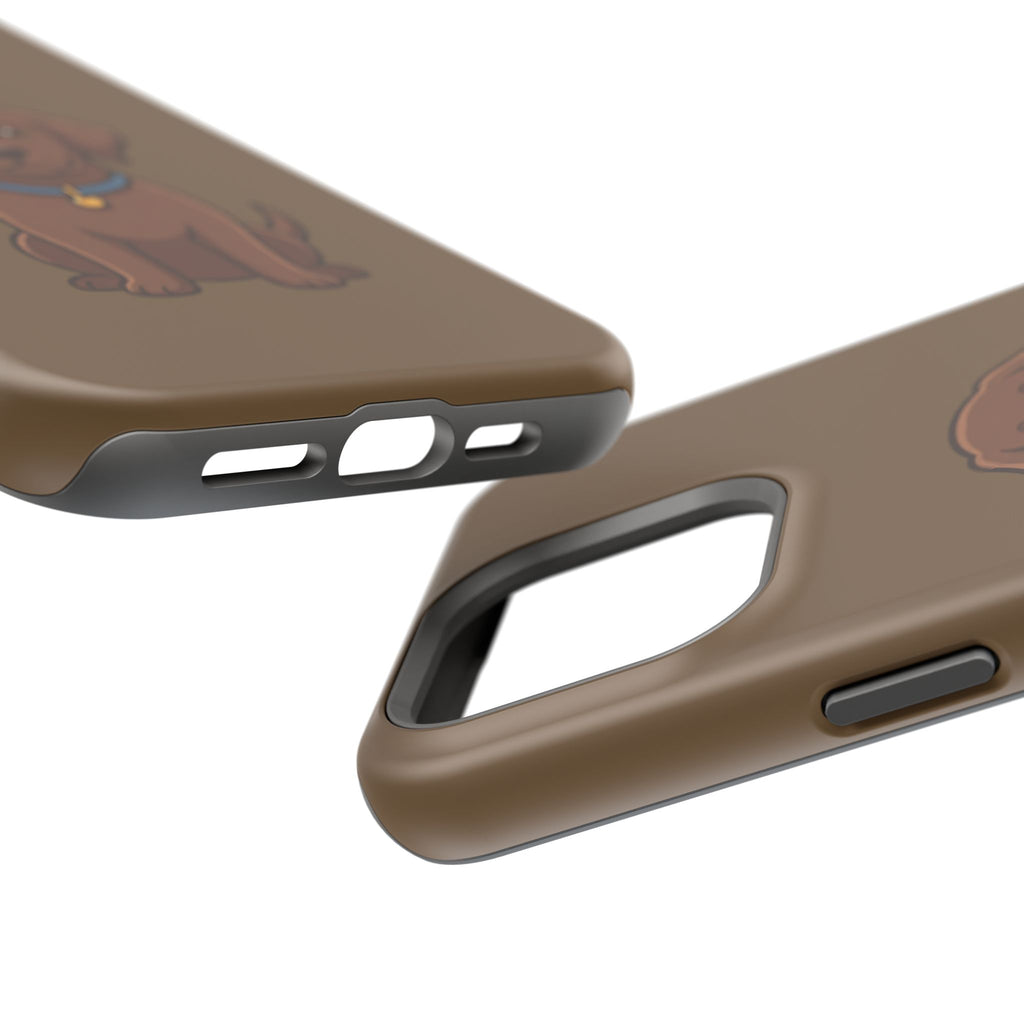 Chocolate Labrador Phone Case — Cute Dog Impact‑Resistant iPhone Cover