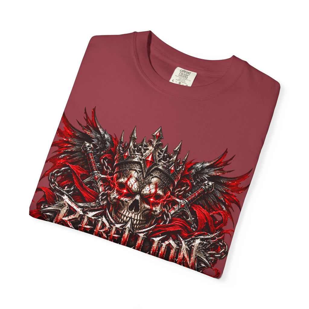 Rebellion Skull Graphic T-Shirt