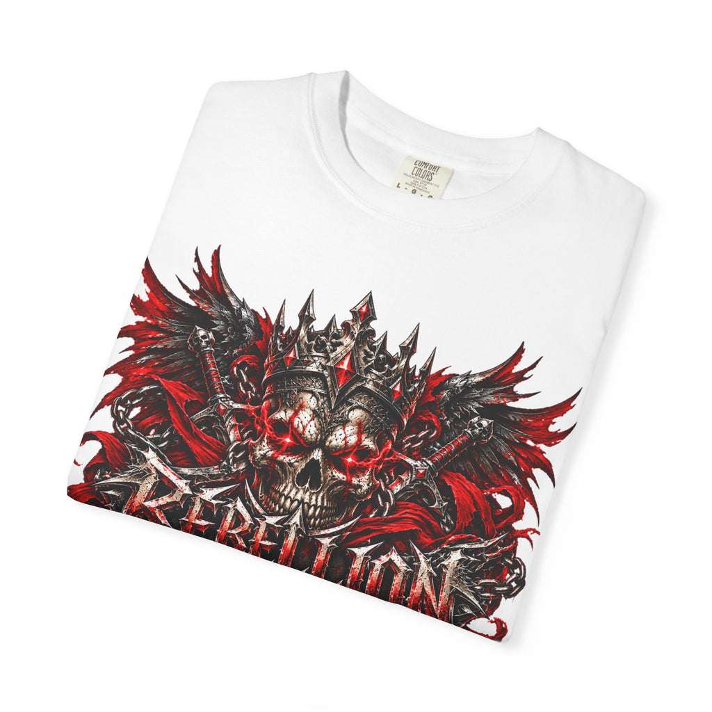 Rebellion Skull Graphic T-Shirt