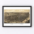 Vintage Map of St. Louis, Missouri 1895