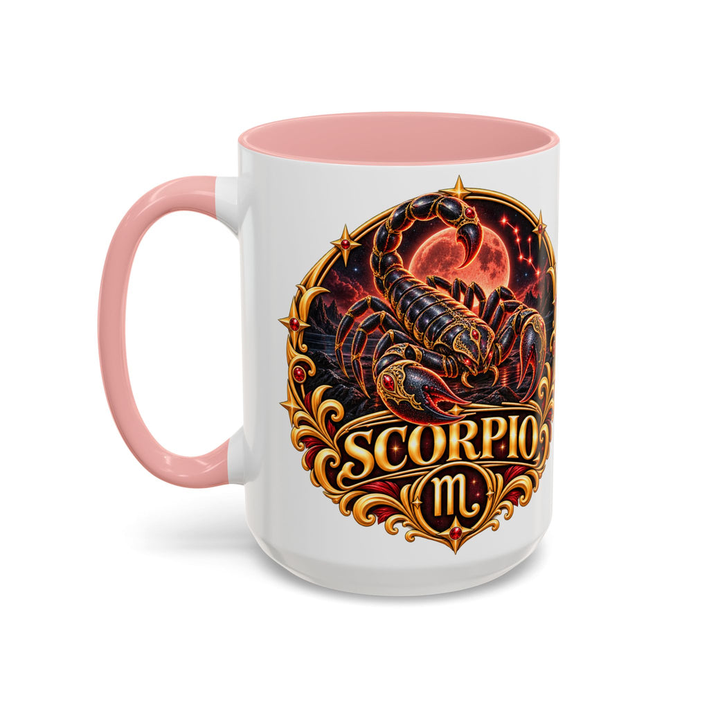 Scorpio Zodiac Coffee Mug — Bold Scorpion Astrology Design (11/15oz)