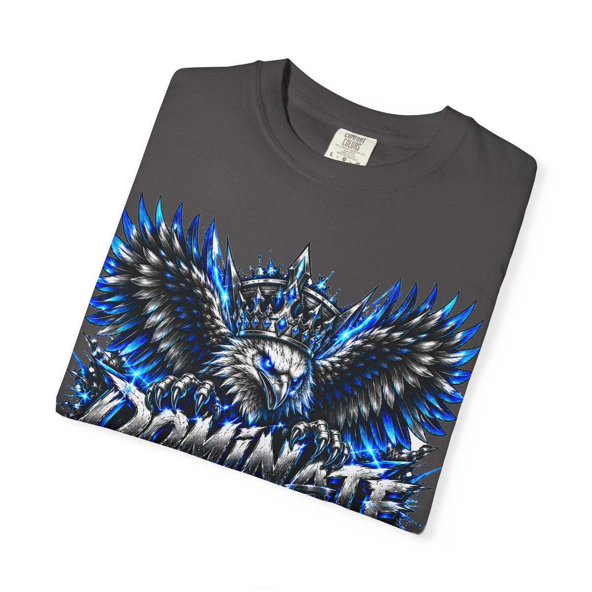 Dominate Eagle Graphic T-Shirt — Bold Crowned Eagle Design