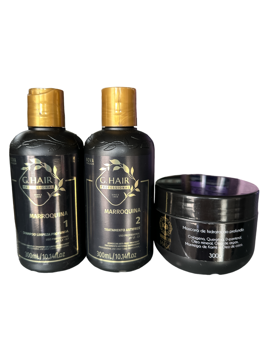 KB HAIR MOROCCAN  KERATIN SMOOTHING TREATMENT KIT 300ml (10fl 0z).