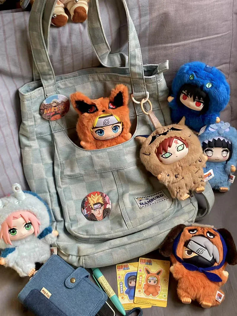 Naruto Beast Party Plush Keychains Gift Blind Box (1 Blind Box)