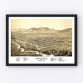 Vintage Map of Ogden, Utah 1875