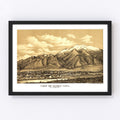 Vintage Map of Ogden, Utah 1889