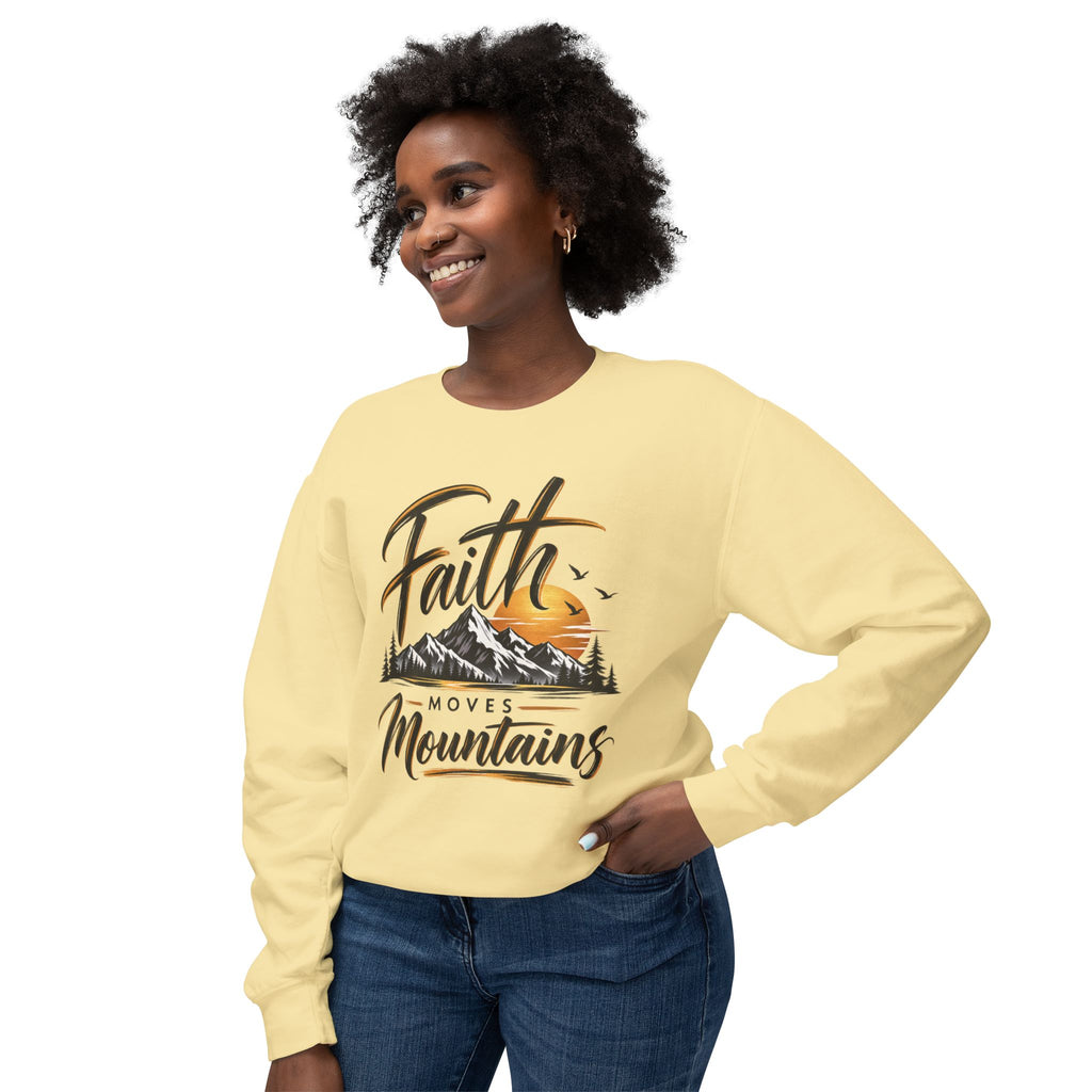 Faith Moves Mountains Crewneck Sweatshirt