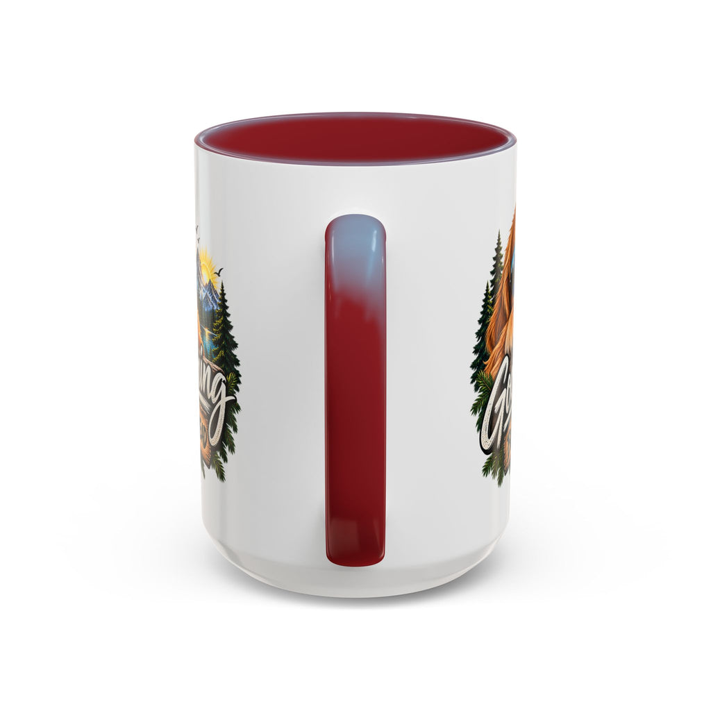 Good Morning Dog Coffee Mug — 'Good Morning, Better Days Ahead' Accent Mug
