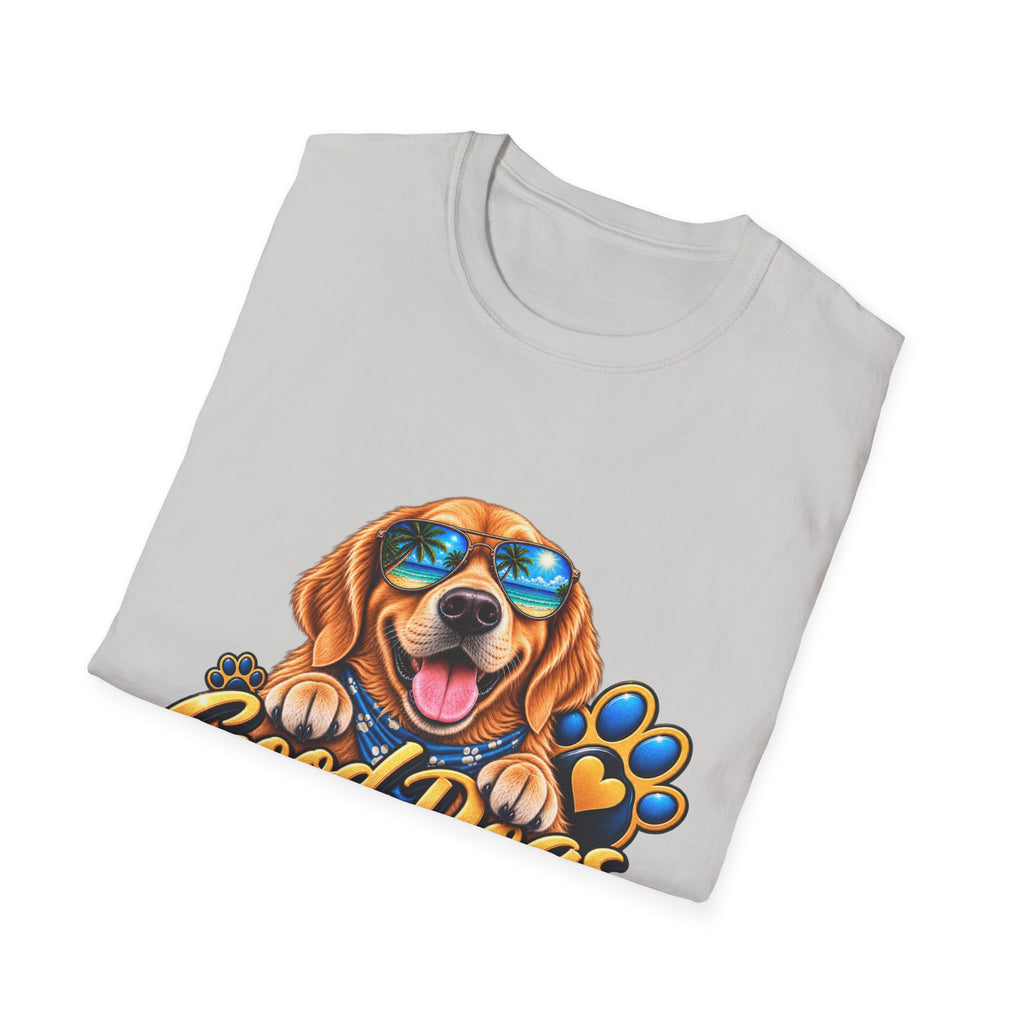Good Dogs Make Life Better T-Shirt — Cute Golden Retriever Graphic Tee