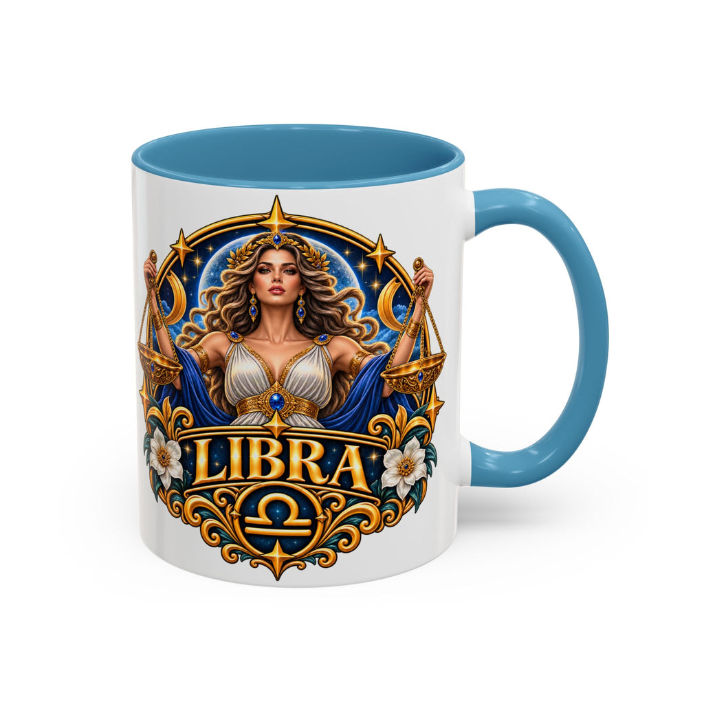 Libra Zodiac Coffee Mug – Elegant Horoscope Astrology Gift (11/15oz)