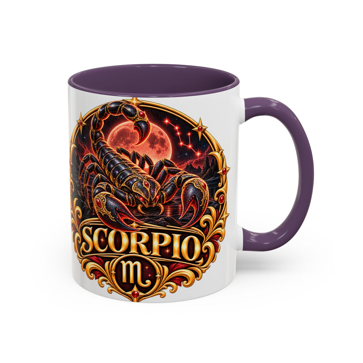 Scorpio Zodiac Coffee Mug — Bold Scorpion Astrology Design (11/15oz)